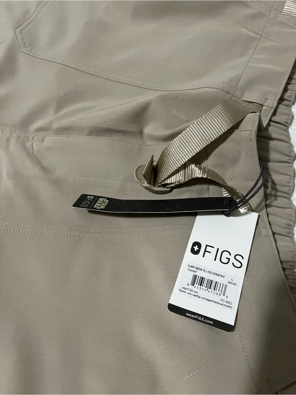FIGS MEN MOFF GIDEON TALL FIELD SCRUB PANT - LARGE TALL